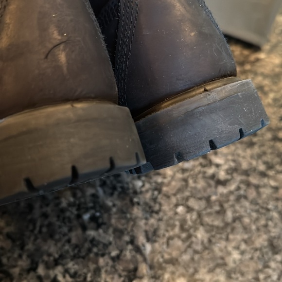 Timberland Black leather Boots 9 - Picture 15 of 16